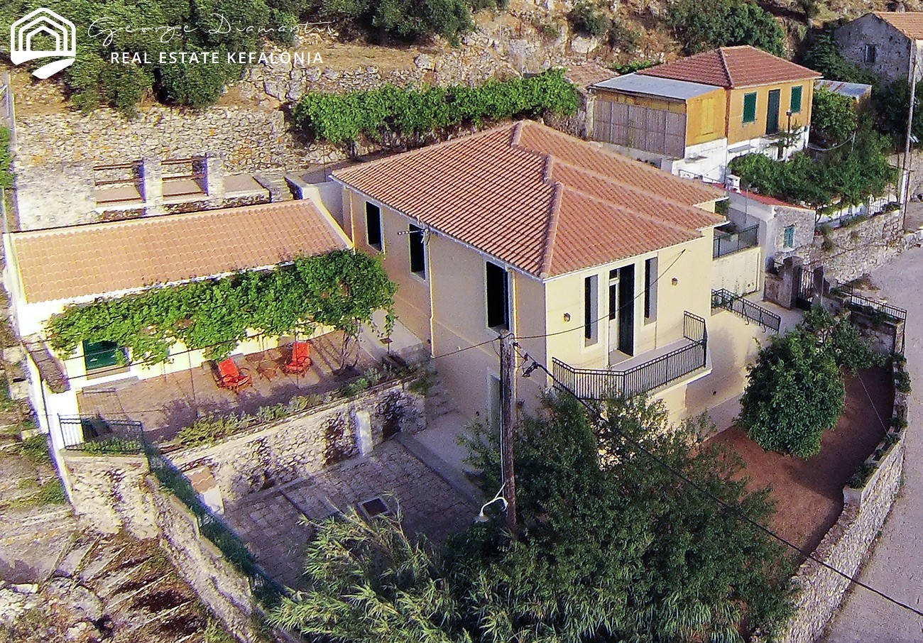 Pre-earthquake Mansion For Sale In Plagia Erissos.