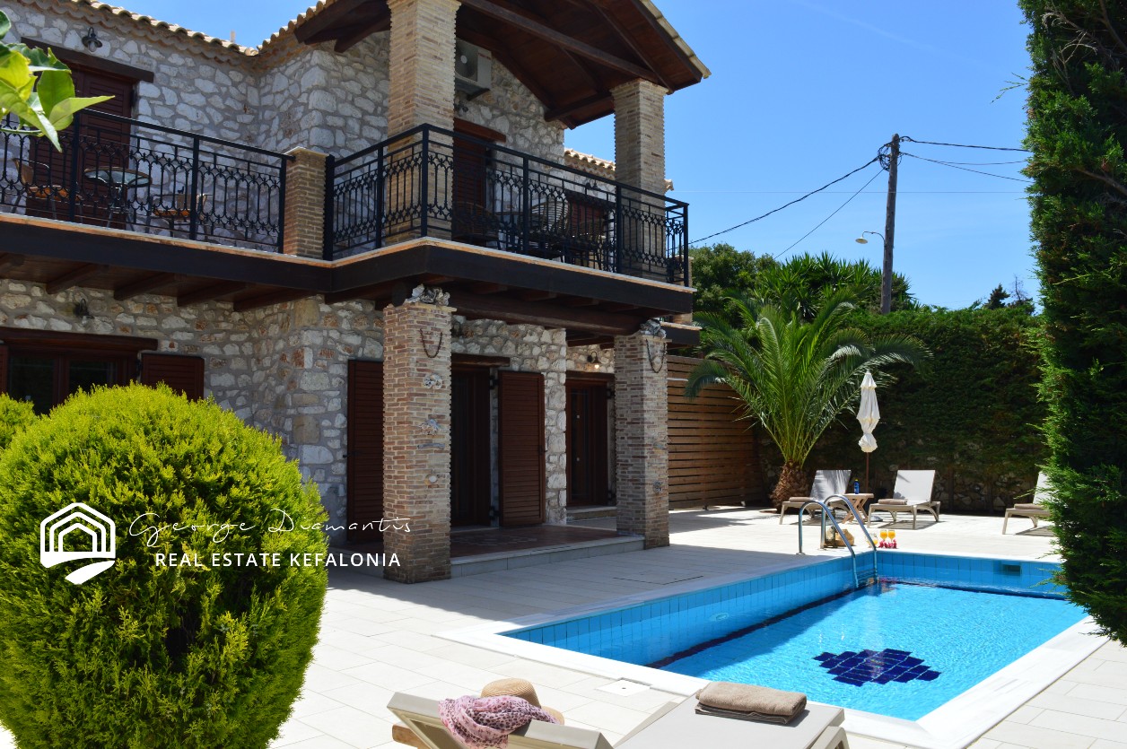 Stone Two-storey Villa For Sale In Antipata, Erissos.